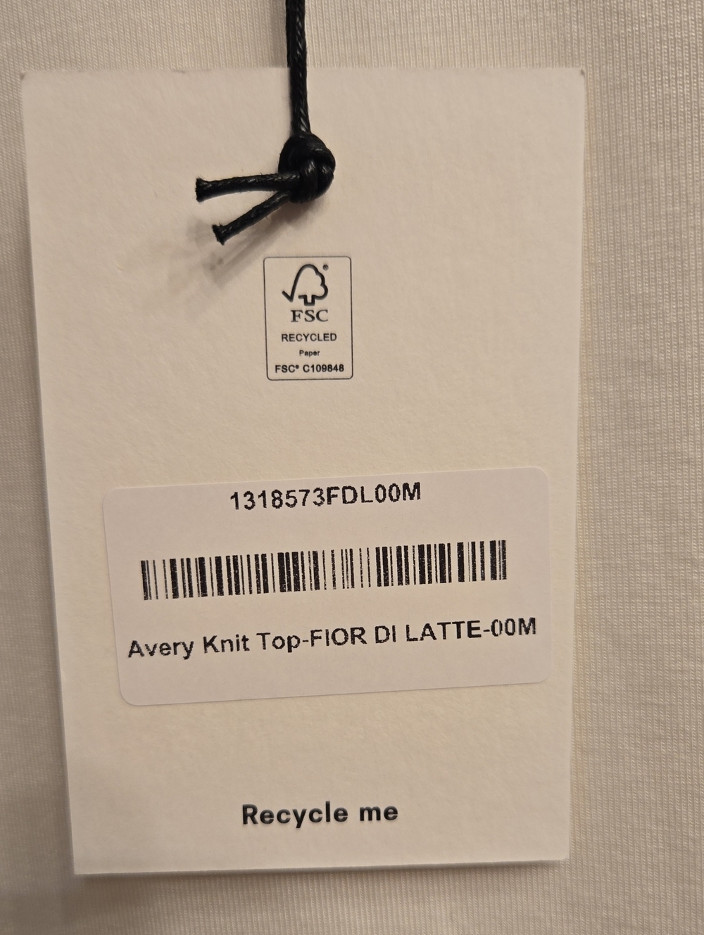 Reformation Avery Knit Flutter Sleeve Top Size Medium - Picture 7 of 9